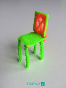 3Dooder 2.0 3D-Stift-Vorlage Stuhl